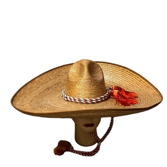 Hat, Sombrero, Federal Straw, Hallmark, Vintage, Provenance,, SIZE 7.5 - Picture 2 of 9